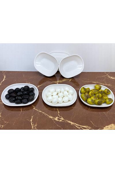 ALCE 6-Piece Ceramic Breakfast Snack Bowl Sauce Bowl Jam Bowl Royal