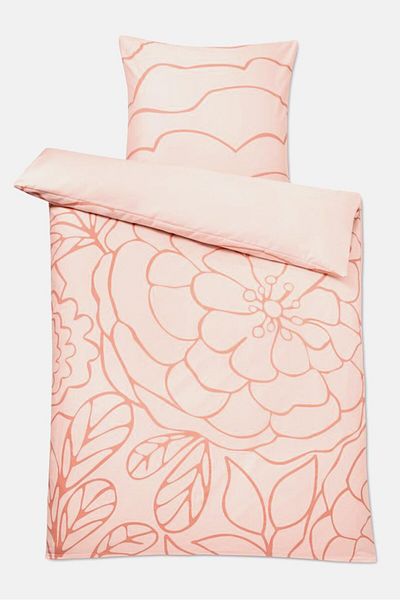 Tchibo Tencel Cotton Duvet Set 80 x 80/155 x 220 cm, Peach