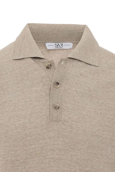 SÜVARİ Comfortable Fit Wool Polo Neck Slim Knitwear Sweater