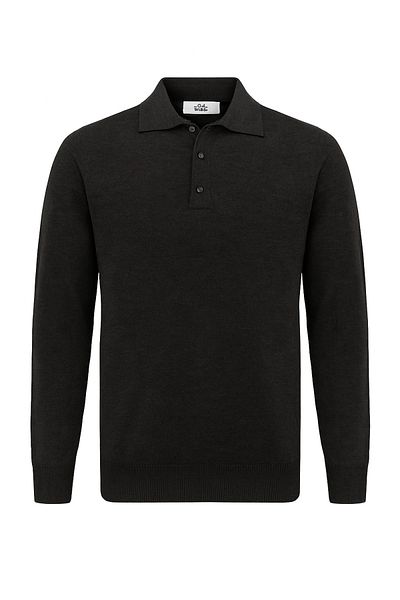 SÜVARİ Comfortable Fit Wool Polo Neck Slim Knitwear Sweater