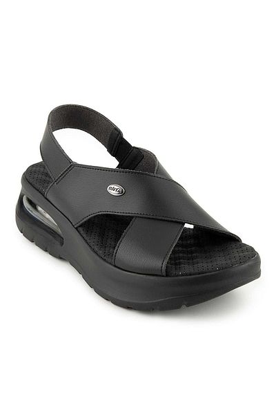 Muya Sandale pentru femei Nwanwa Anatomical Air Max Sole Heel Spur Negru