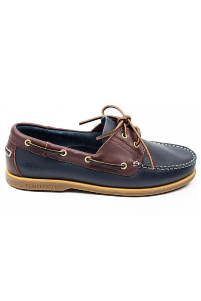 lumberjack 101340634 Navigator Navy Blue-Brown-Tan Men's Rights