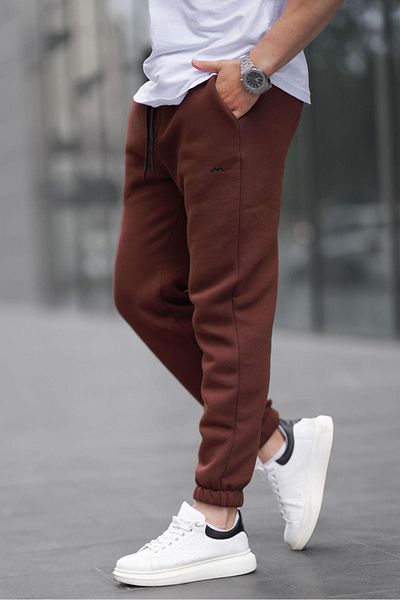 Madmext Bitter Brown Basic Elastic Φούτερ 6524