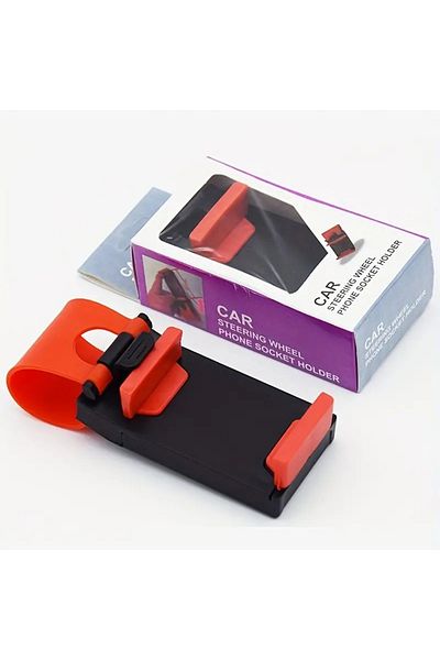 Generic 3pcs Car Steering Wheel Mobile Phone Holder