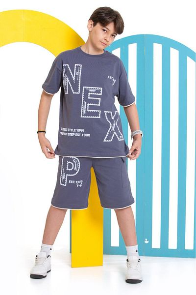 tunays shopping Boy's Pocket Bottom Top Shorts Suit