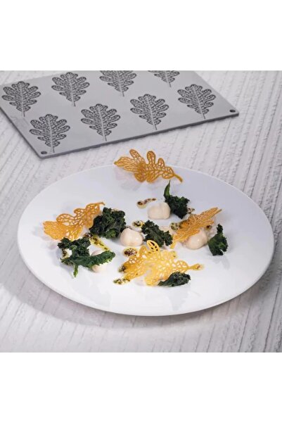 La Pavoni Silicone mold, oak leaves, Pavoni Leaf, 8 cavities