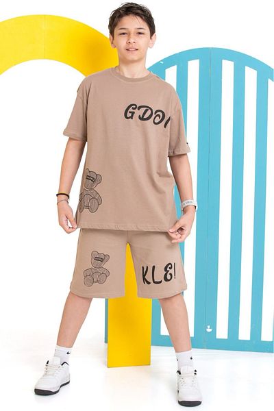 tunays shopping Boy's Pocket Bottom Top Shorts Suit