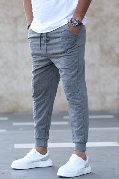 Madmext Antrasit Paçası Lastikli Erkek Eşofman 4800