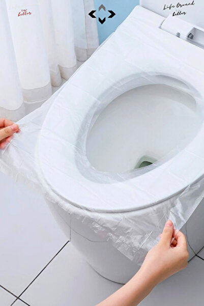 LİGROUND 25 ADET Kullan At Klozet Kapağı Kılıfı Seyahat Tuvalet Kılıfı %100 H...
