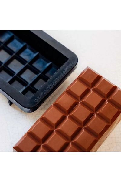 La Pavoni Formă din silicon pentru tabletă de ciocolată, Choco Tablette de Cédric Grolet, 185x95x45h mm