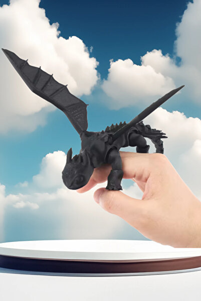 ESENLİWE Dişsiz (toothless) Ejderhanı Nasıl Eğitirsin Hareketli Figürü - 20 C...