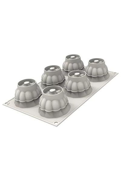 silikomart Silicone mold, pumpkins, Silikomart Delica, 6 cavities