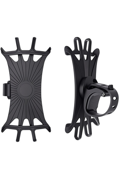 Busstier Esnek Silikon 360° Döner Bisiklet Motosiklet Telefon Tutucu Askı Apa...