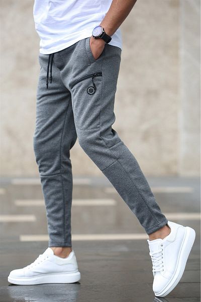 Madmext Basic Anthracite αθλητική φόρμα 4207