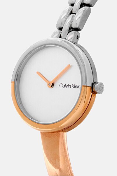 Calvin Klein Women 25200281 Stainless Steel Watch 28 mm, silver/Gold