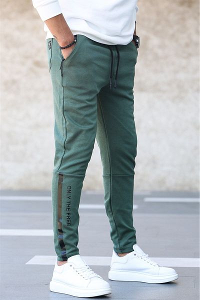 Madmext Bedruckter Khaki-Trainingsanzug 4213