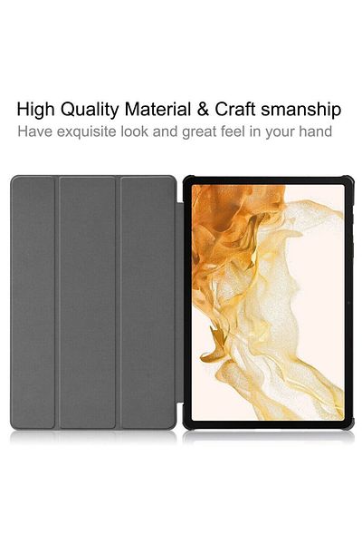 G Golden Case Husa Smart Cover tableta, pentru Samsung Galaxy Tab S9 11 inch SM-X710 2023, neagra