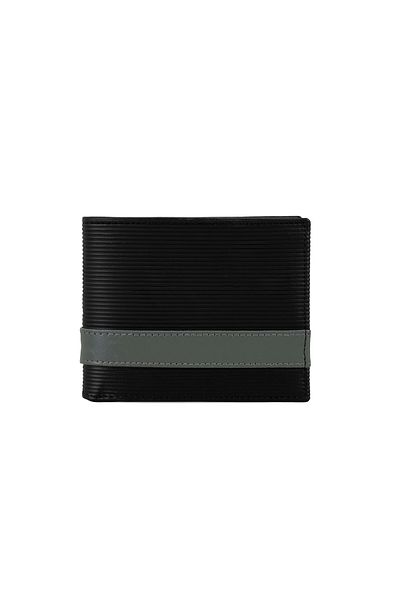 Desa Men's Black Leather Wallet