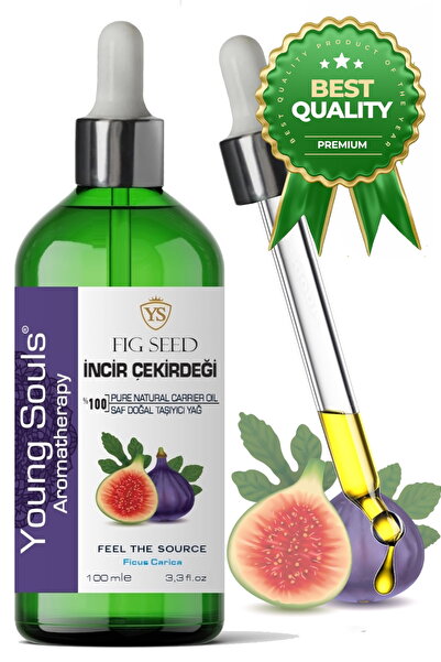 YOUNG SOULS Fig Seed Carrier Oil ( Cold Pressed ) Incir Çekirdeği Bitkisel Ta...