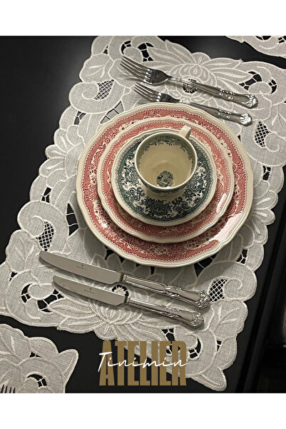 Tiniminatelier Keten Işlemeli Amerikan Servis 6lı