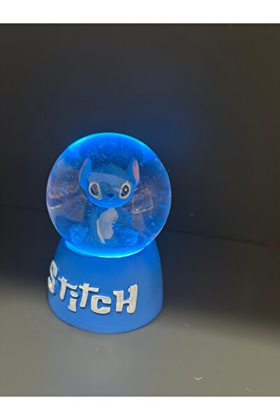 happystoretr Stitch figür kar püskürmteli küre