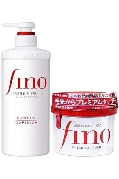Fino Set of Fino Premium touch hair set Bundle Hair Shampoo and hair mask for damaged hair growth