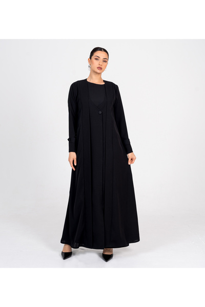 Rosette Abaya بلاك-R-202520