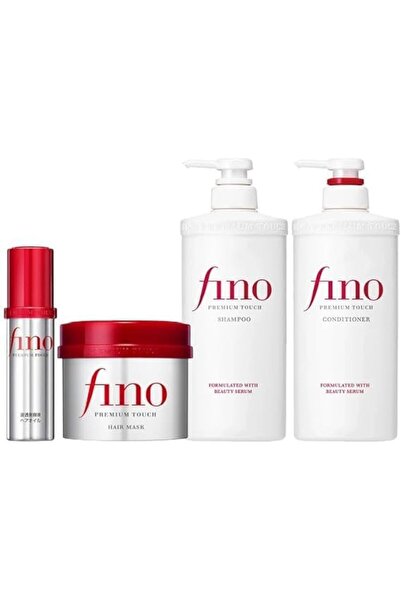 Fino Premium Touch Hair Suite: Shampoo, Conditioner, Hair Mask, and Hair Oil