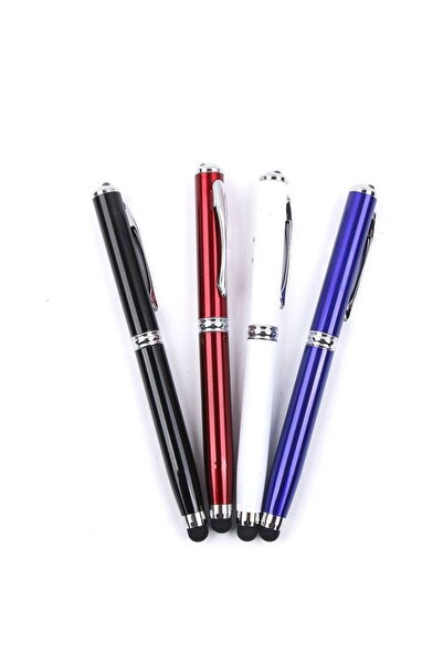 G Golden Case Stylus Pen Cherry with laser, flashlight and black ink pen