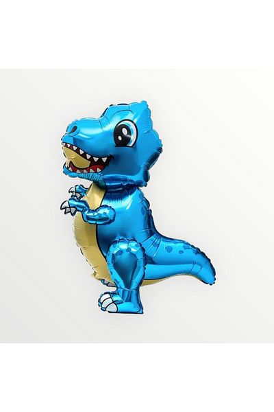 Purple Adv Foil Giant T-Rex Dinosaur Balloon