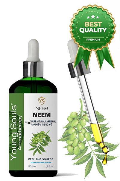 YOUNG SOULS Neem Carrier Oil ( Cold Pressed ) Bitkisel Taşıyıcı Yağ ( Soğuk S...