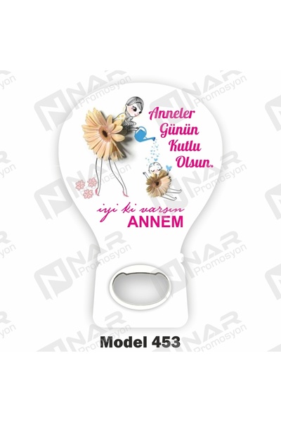 Nar Promosyon Anneler Gününe Özel 40 Adet Balon Açacak Magnet - Arkası Mıknat...