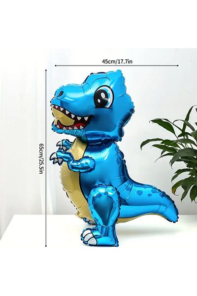 Purple Adv Foil Giant T-Rex Dinosaur Balloon