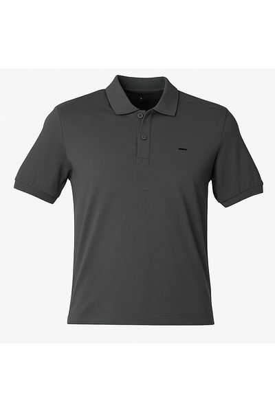 trender Polo Neck Khaki Men's T-Shirt 2061