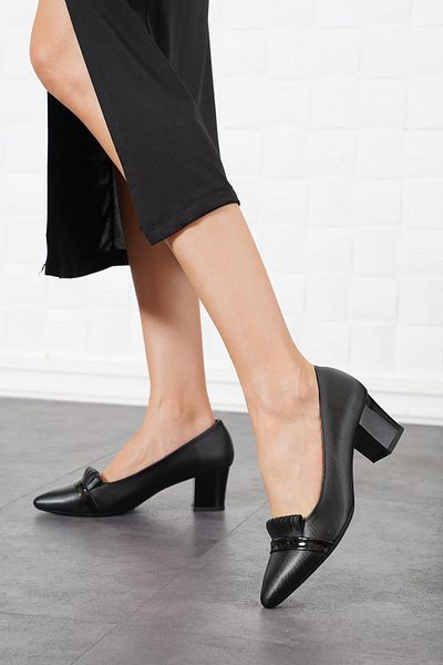 Moda Pie Pantofi cu toc înalt pentru femei Lizzo din zece piese, dungi negre