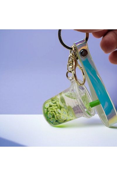 Meyra Accessories Luxury Watermelon Kiwi Figured Keychain Bag Accessory Plush Toy Colorful Gift 1 Piece