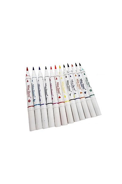Makeup Σετ 12 tusuri de ochi colorate, Miss Demi, Eyeliner Αδιάβροχο