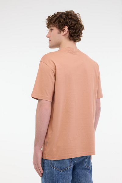 Only & Sons Καφέ ανδρικό κοντομάνικο μπλουζάκι - Onsfred Life Rlx Ss Tee