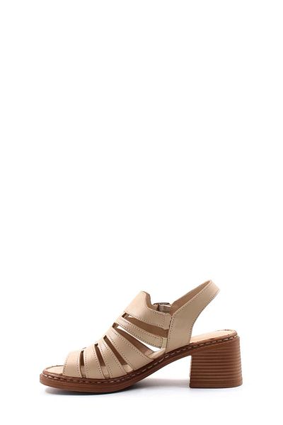 FAST STEP Sandale de damă din piele naturală - toc pană 621ZA937L