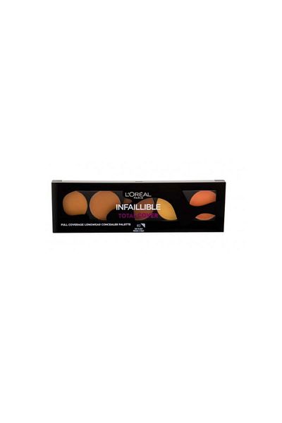 L'Oreal Paris Paleta Corectoare Loreal Total Cover Concealer Palette, Nuanta 02 Tan To Deep