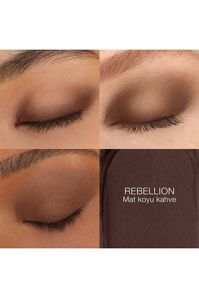 Nars Rebellion Matte Cold Dark Coffee Easy to Apply Matte Eyeshadow 1.6 g