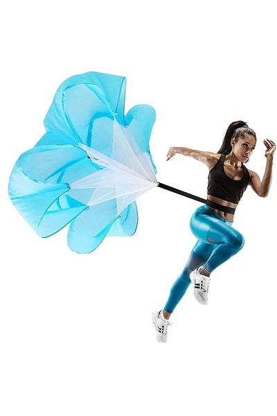 KAŞIKBEY Sports Running Resistance Parachute Women-Male Training Speed Running Speed Sports Bodybuilding Parachute