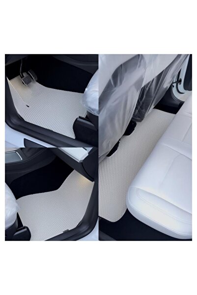 MATTCAR TESLA MODEL Y ARACA ÖZEL OTO PASPAS BEYAZ RENK