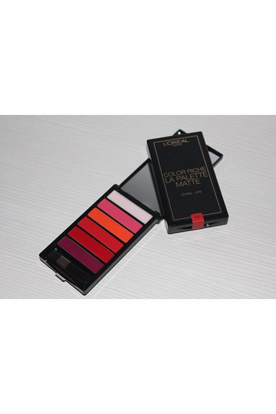 L'Oreal Paris L'Oréal Color Riche La Palette Matte Bold Lipstick paleta 6 odstínů