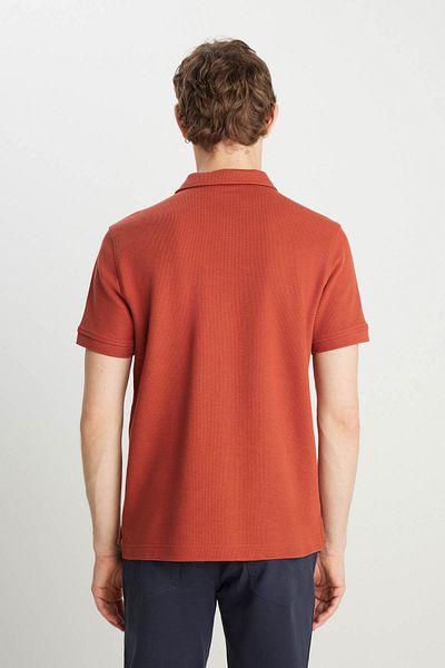 WRANGLER Ανδρικό κοντομάνικο μπλουζάκι Polo Tile με κανονική εφαρμογή