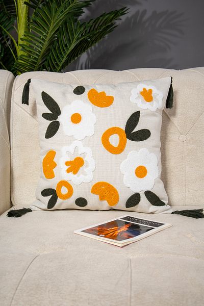 Bade Design Punch Embroidered Throw Pillow Cover Pillow Case Very Preferred