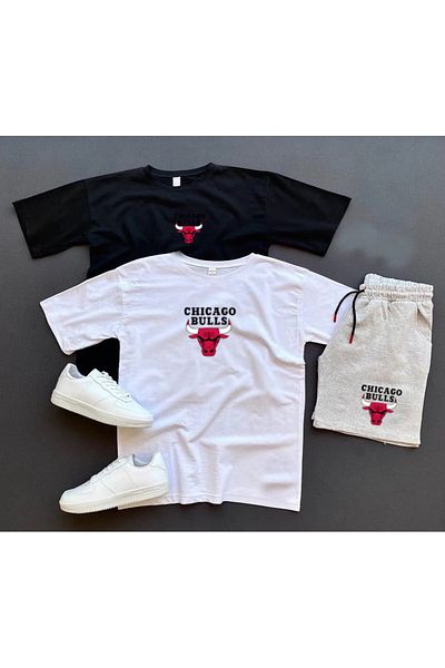 NEW TRENDY COLLECTİON Basketball 2 Thread Unstretched Fabric Shorts and Thshirt 3 Pieces Product