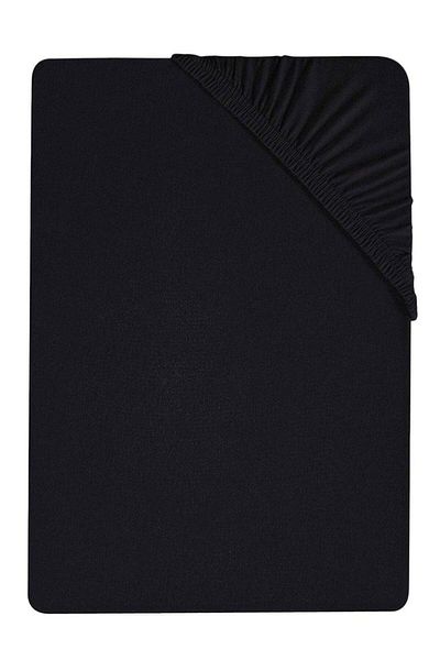 COTENCONCEPT 200 X 200 cm Oversize Plain Cotton Double Elastic Fitted Combed Bed Sheet