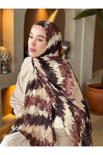 Modakaşmir Spring Rhythm Pattern Bamboo Shawl