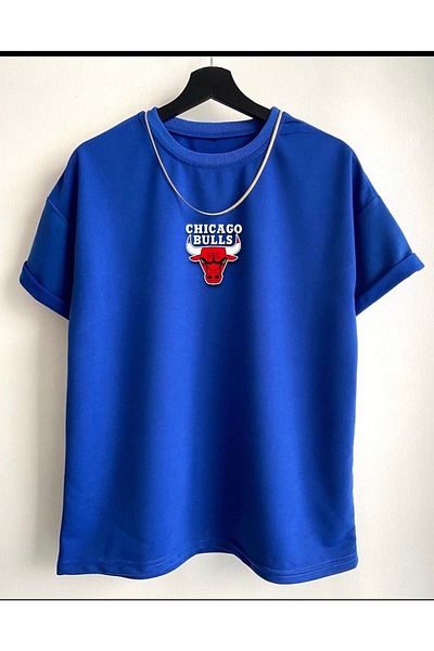 NEW TRENDY COLLECTİON Tricou Trend Oversize Bulls cu imprimeu relaxat